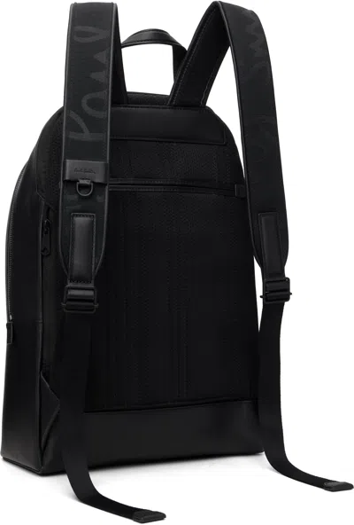 Paul Smith Black Logo Stamp Backpack