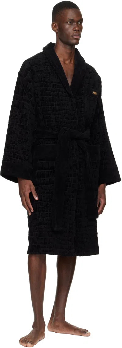 Versace Peignoir Icon In Black