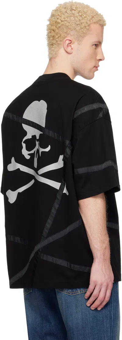 Mastermind Japan Black Wrapped Ss T-shirt In Black