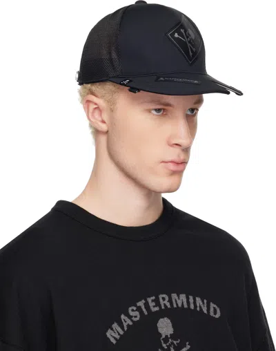 Mastermind Japan Black Mw Tagged Cap In Pattern