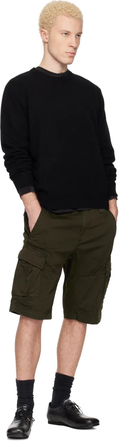 C.p. Company C.p.company Bermuda Cargo Sateen Stretch In Green