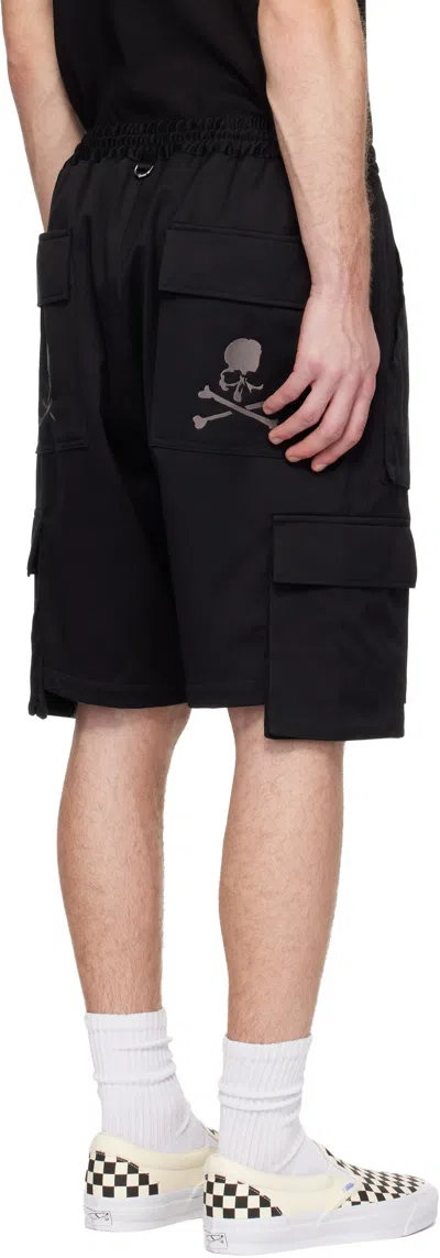 Mastermind Japan Drawstring Cargo Shorts In Black