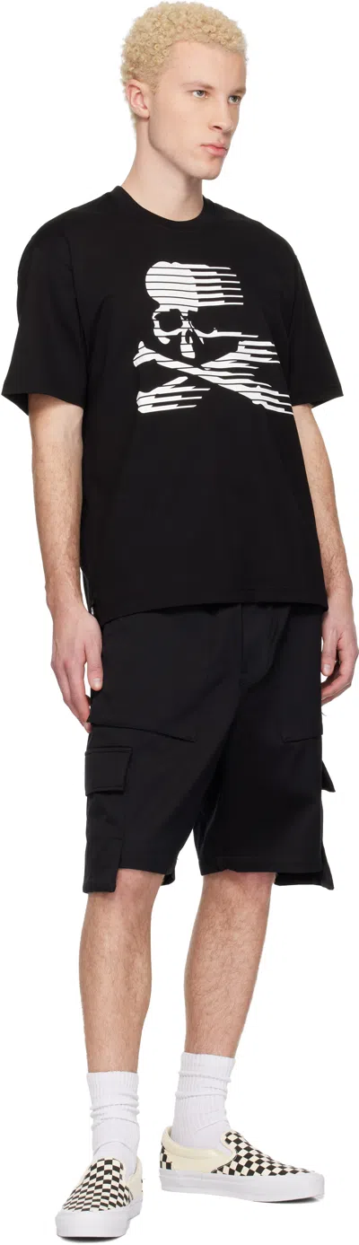 Mastermind Japan Drawstring Cargo Shorts In Black