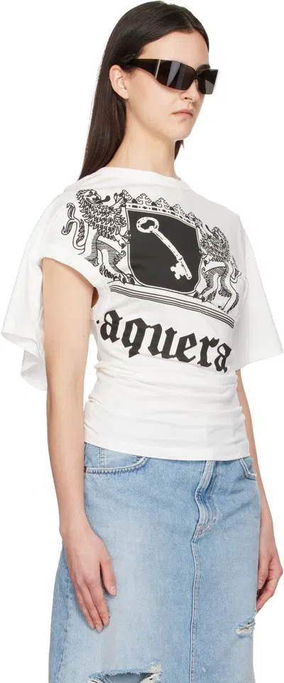 Vaquera Twisted-effect T-shirt In White