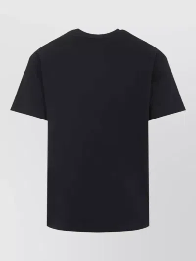 Givenchy Men Black Crewneck T-shirt With Maxi Logo Lettering On The Front In Cotton Man