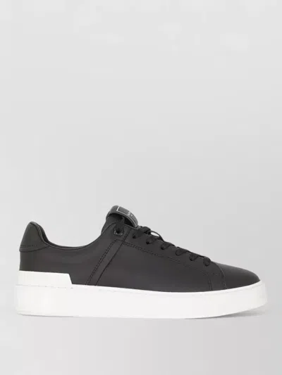 Balmain B-court Low-top Sneaker In Black