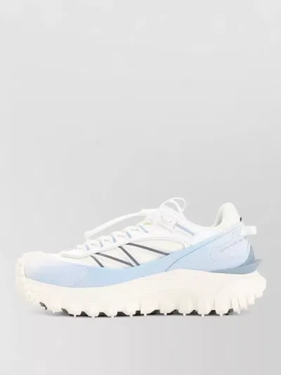 Moncler Trailgrip Sneakers In Technical Fabric And Mesh With Side Lettering Logo In Multi