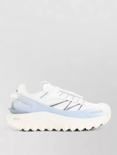 Moncler Trailgrip Sneakers In Technical Fabric And Mesh With Side Lettering Logo In Multi
