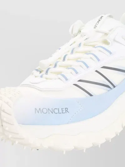Moncler Trailgrip Sneakers In Technical Fabric And Mesh With Side Lettering Logo In Multi