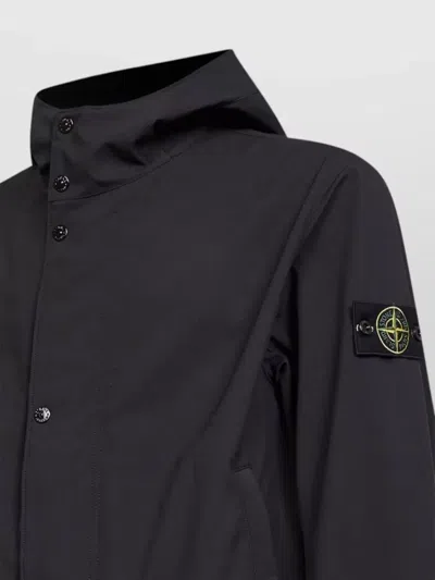 Stone Island Outerwear In Black