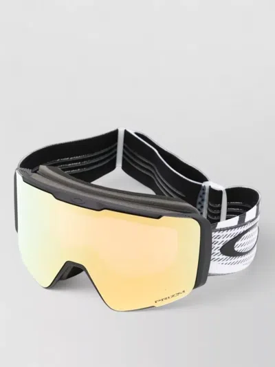 Oakley Performance Sunglasses Wide Coverage Interchangeable Strap In Brown
