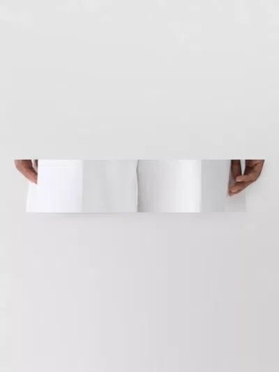Jacquemus Top Le Haut Traversin White With V-neck And Ruffle Details In Cotton For Women In White