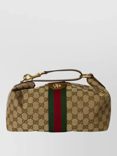 Gucci Medium Vanity Case Monogram Fabric Leather