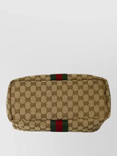 Gucci Medium Vanity Case Monogram Fabric Leather