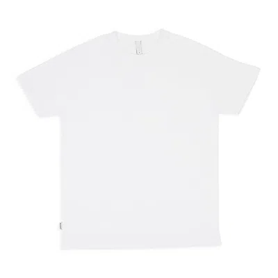 Mains Logo-tag T-shirt In White