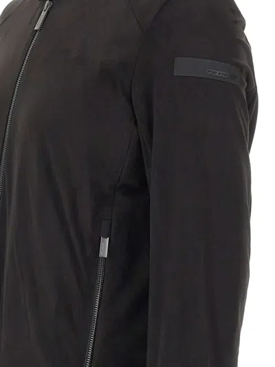 Rrd Zip Biker Jacket In Black