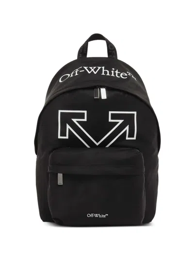 Off-white Arrow-graphic Backpack In Black
