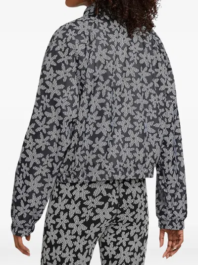 Nike Printed Woven Jacket In Black