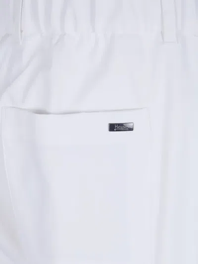 Herno Drawstring-fastening Trousers In White
