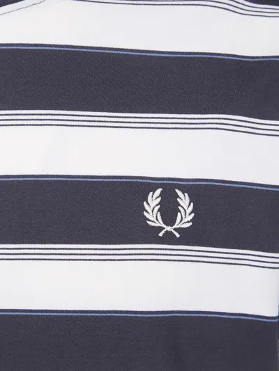 Fred Perry Striped-pattern T-shirt In Multi
