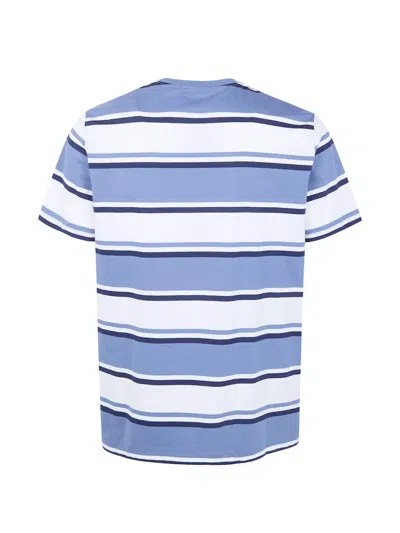 Fred Perry Striped-pattern T-shirt In Multi
