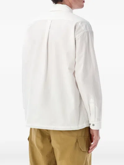 And Wander Flap-pocket Overshirt In White