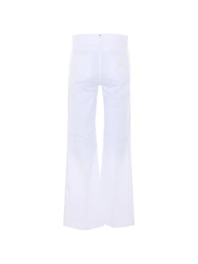 Liu •jo Button Five-pocket Jeans In White