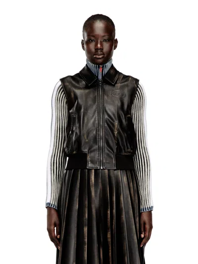 Diesel Jackets Blacks And Greys In Black