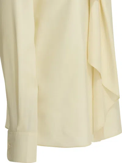 Givenchy Silk Blouse Shirts Beige In Multi