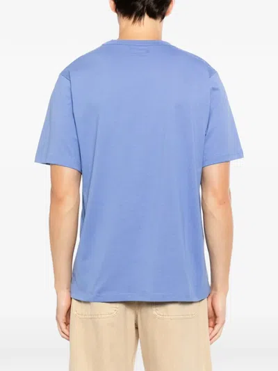 Agnès B. Mark Lizard T-shirt In Blue