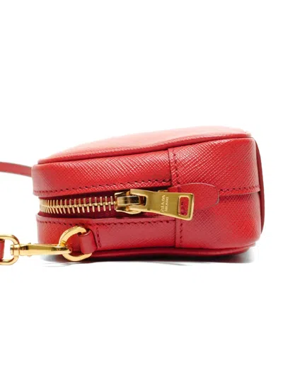 Pre-owned Prada 2014 Leather Mini Bag In Red
