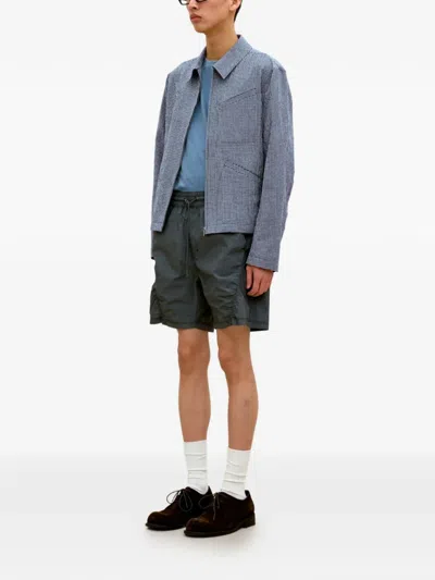 Coor Check Zip Jacket In Blue