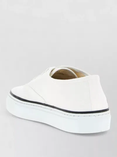 Jacquemus Les Fefe Low Top Sneakers Rubber Sole In Neutral