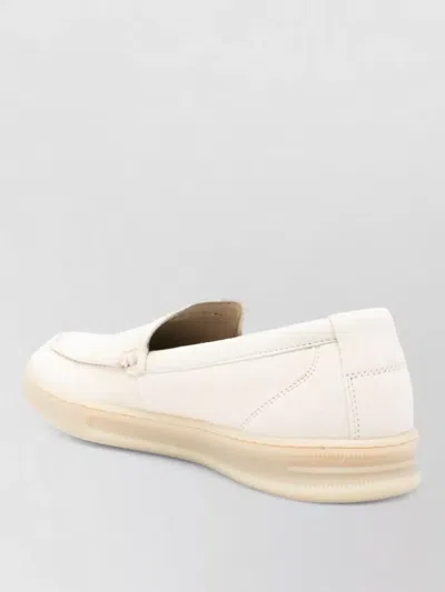 Woolrich Double U Leather Slip On Sneakers In Multi