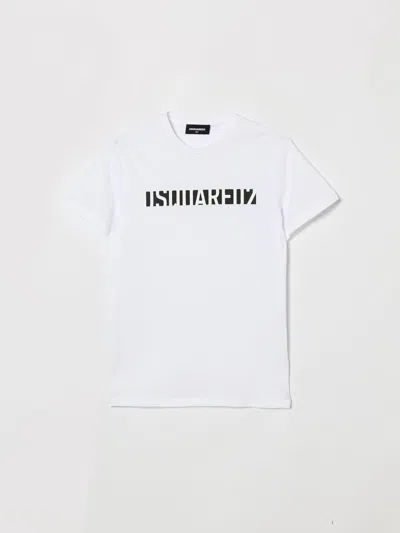 Dsquared2 Logo-print Cotton T-shirt In Pattern