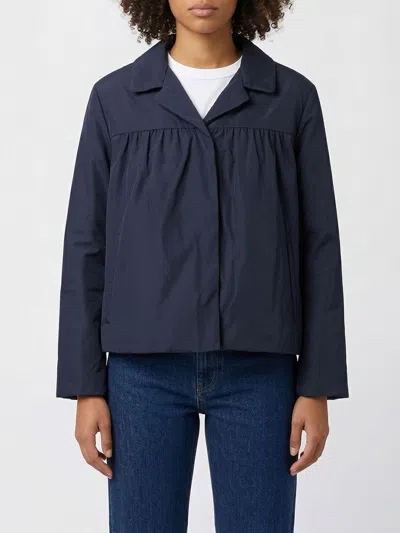 Aspesi Lined Technical Jacket In Blue
