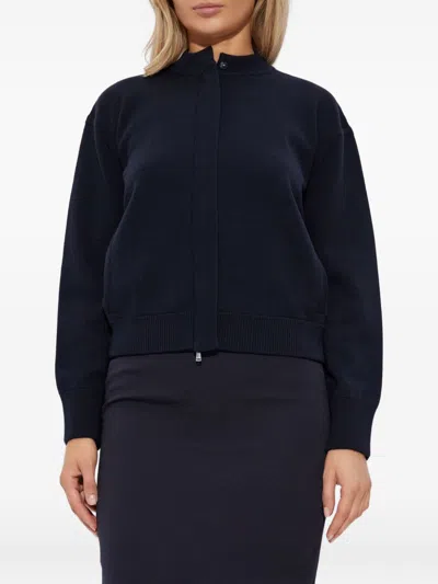 Max Mara Wool Cardigan In Black