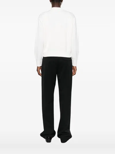Max Mara Wool Cardigan In White