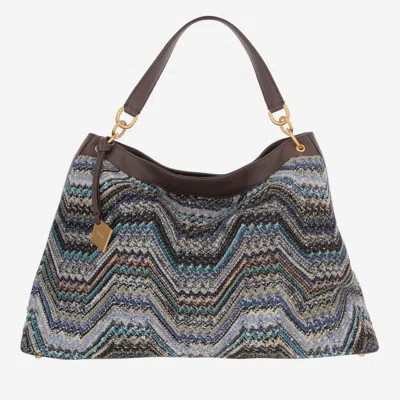 Missoni Chevron Pattern Bag In Multi
