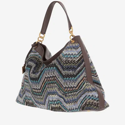 Missoni Chevron Pattern Bag In Multi
