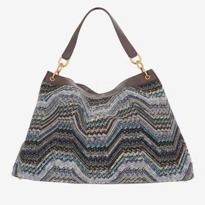 Missoni Chevron Pattern Bag In Multi