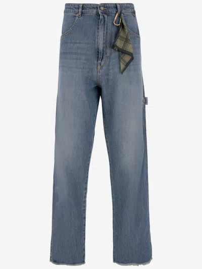 Darkpark Cotton Blend Denim Jeans In Blue
