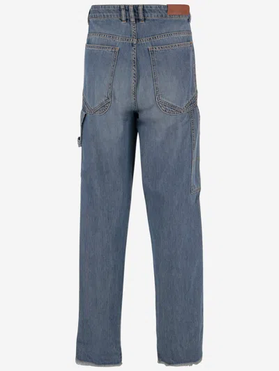 Darkpark Cotton Blend Denim Jeans In Blue