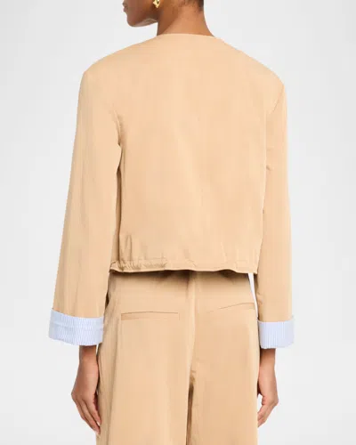 Veronica Beard Gala Utility Jacket In Pink