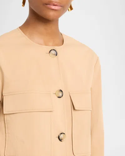Veronica Beard Gala Utility Jacket In Pink