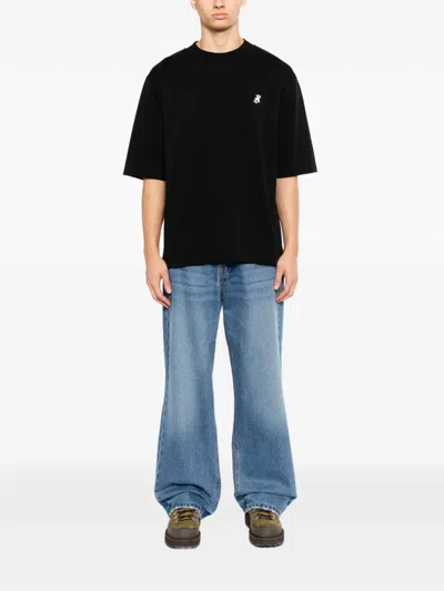 Agnès B. Coulos Lizard T-shirt In Black