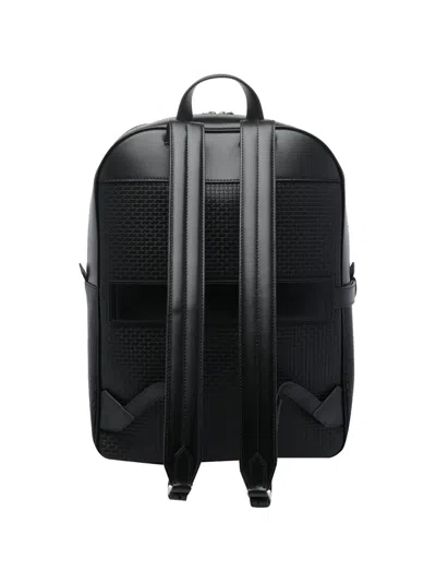 Serapian Stephan Zip Backpack In Black