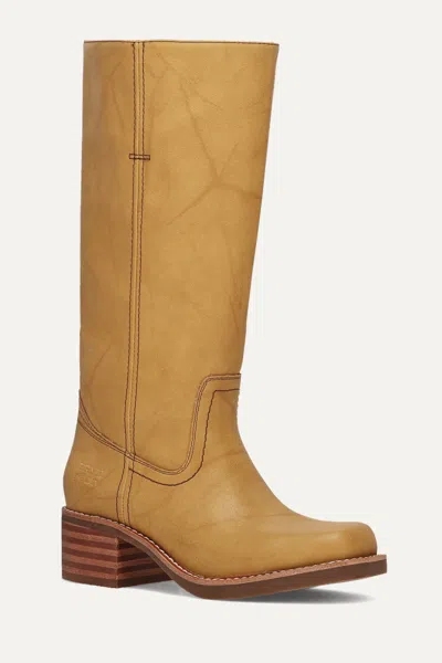 Frye And Co Womens Miranda 14 Stacked Heel Riding Boots In Brown