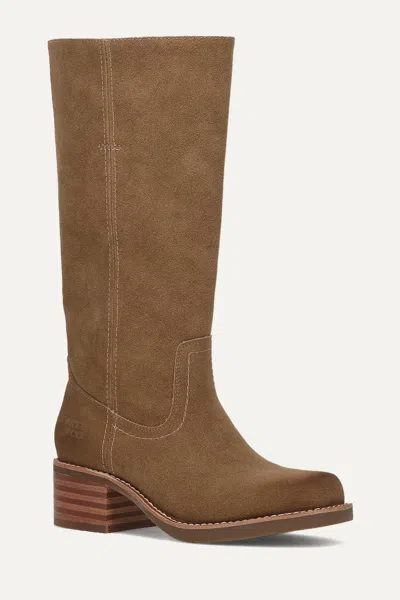 Frye And Co Miranda 14 Wide Calf In Brown