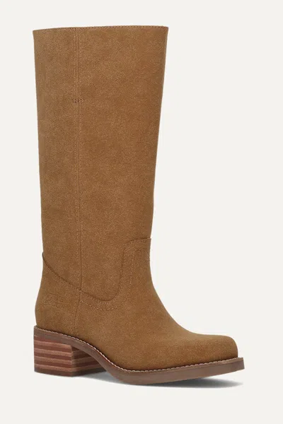 Frye And Co Miranda 14 Wide Calf In Brown